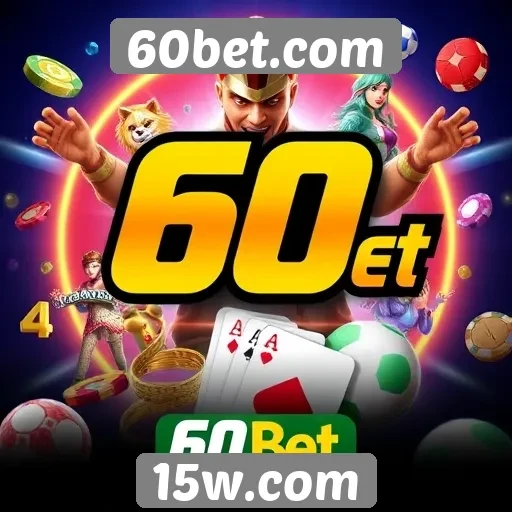 Variedade de jogos disponíveis no 60bet.com